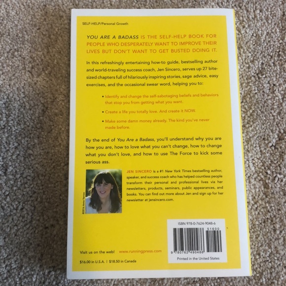 You are a Badass By Jen Sincero - Picture 2 of 2